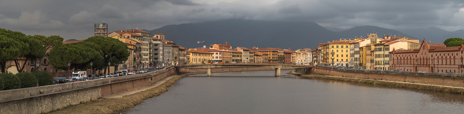Pisa from  bridge