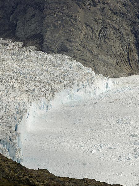 Calving Qooqqup Glacier