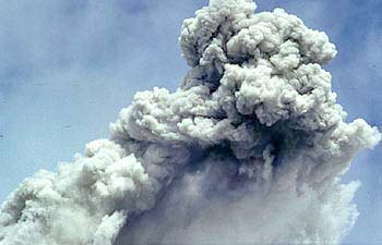 Eruption plume