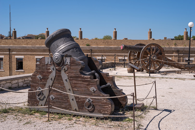 Cannons in Old Fortress