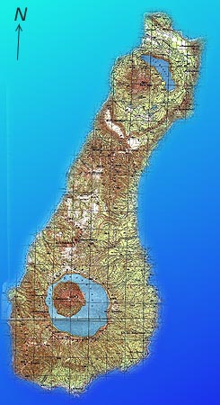 Map of Onekotan
