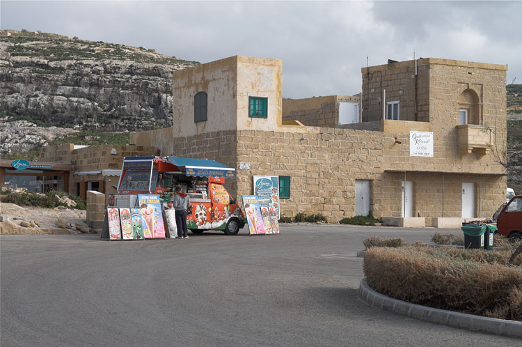 icecream at Dwejra Point